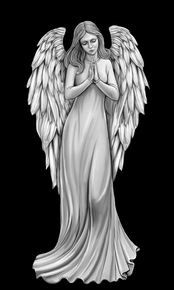 Ангел девушка2 - картинки для гравировки